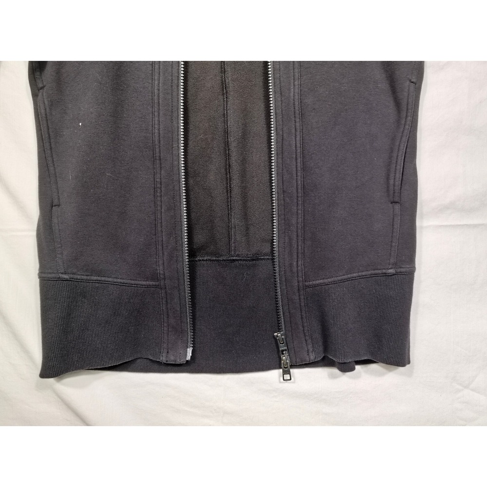 Athleta Full Zip Hoodie XS Black Thumbholes Sporty Off-Duty Wellness-core‎ - Picture 8 of 13